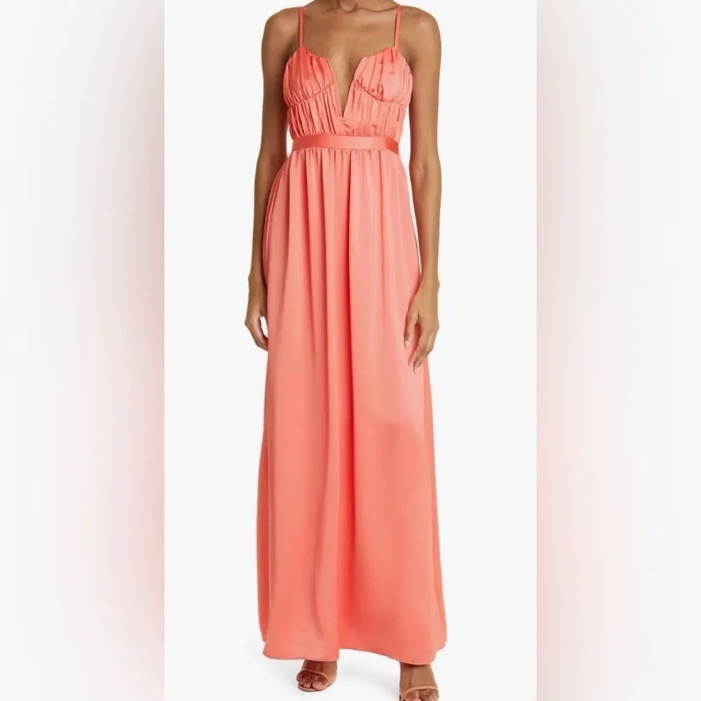RAMY BROOK Becky Satin Column Gown NWT Size 6